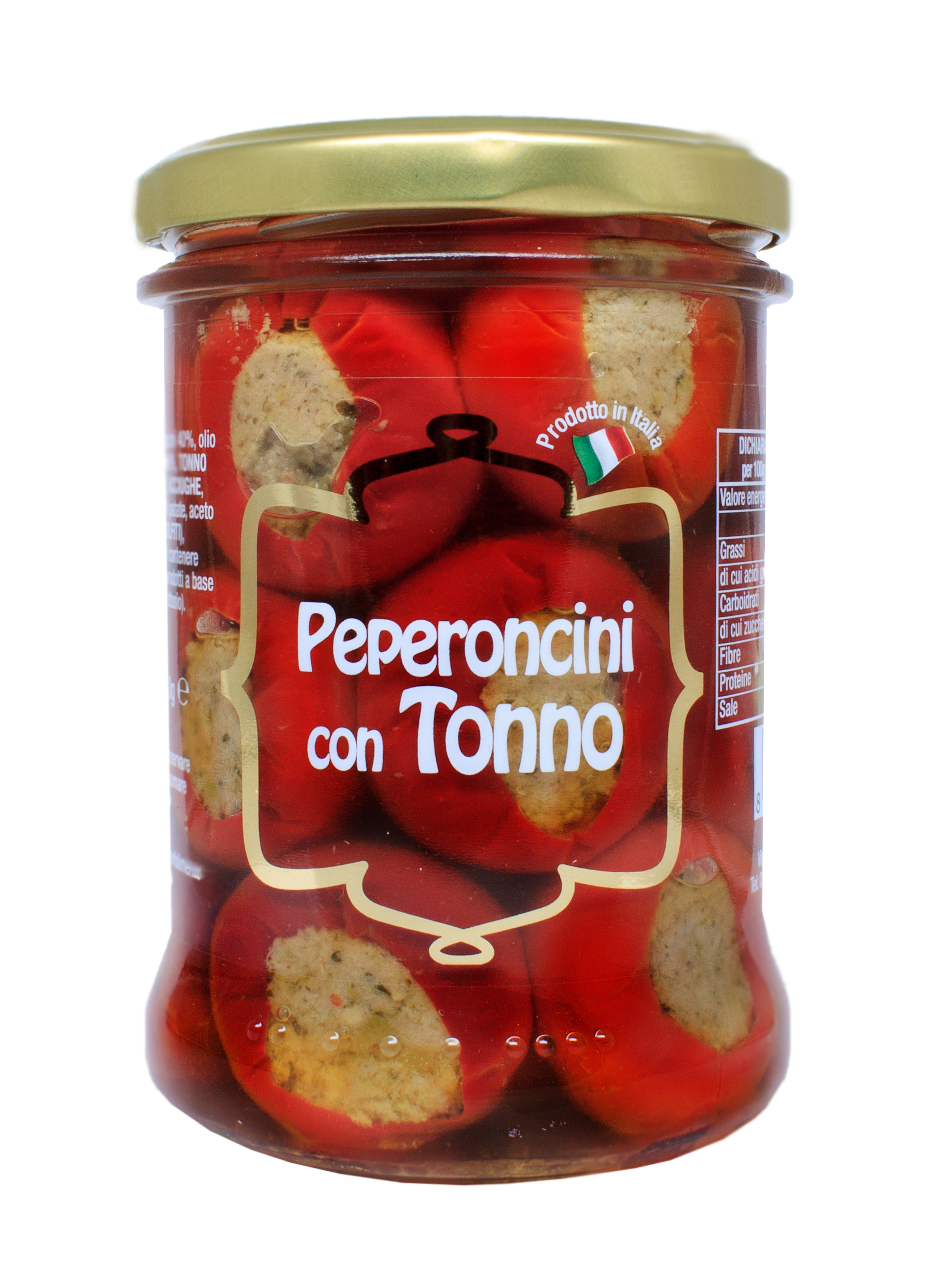 Peperoncini con tonno - Le Conserve di Nonna Tina